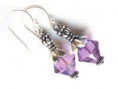 Kolczyki fioletki